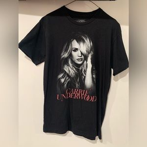 Carrie Underwood “The Cry Pretty Tour” size small black tee